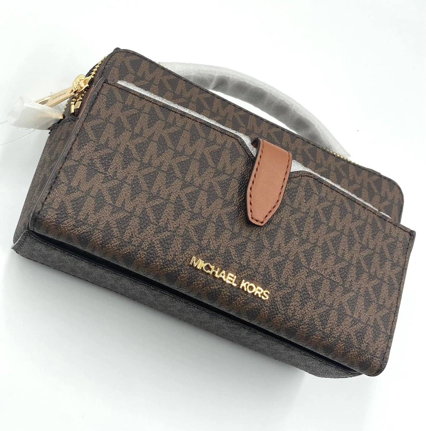 MK double zip crossbody